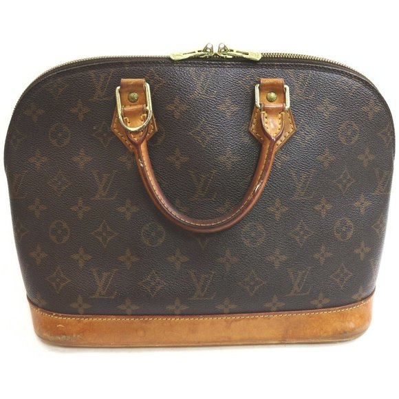 Louis Vuitton Alma M51130 Brown Monogram Hand Bag 11550